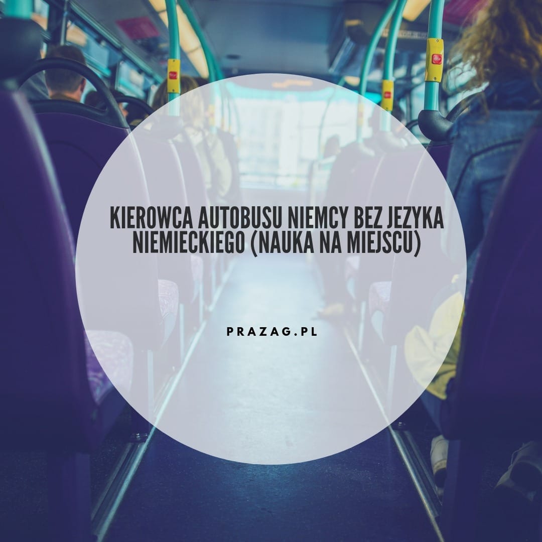Praca Niemcy 2019 Bez Jezyka Kierowca autobusu Niemcy bez jezyka niemieckiego (nauka na miejscu